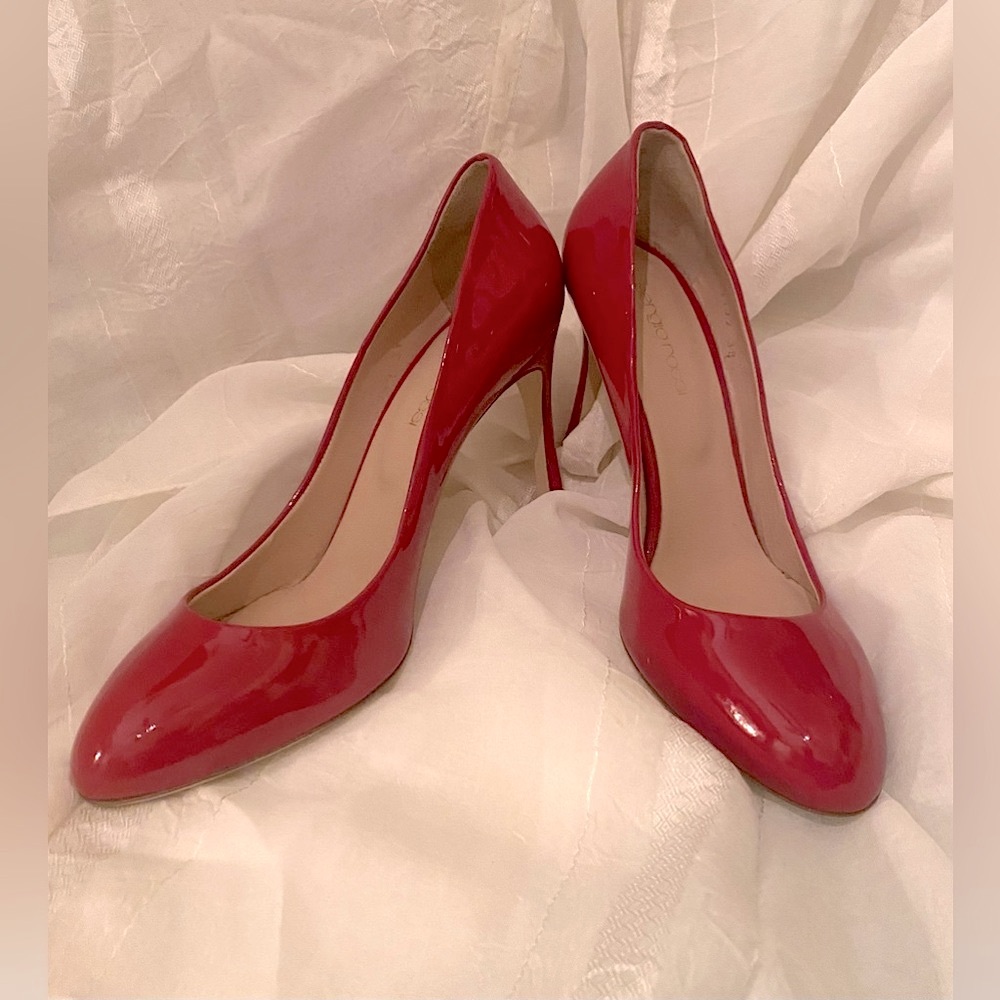 Sergio Rossi Red Patent Leather Pumps